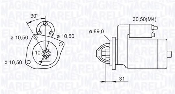 Imagine starter MAGNETI MARELLI 063522310290