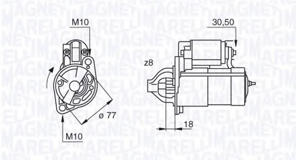 Imagine starter MAGNETI MARELLI 063522619010