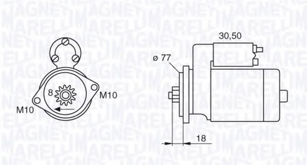 Imagine starter MAGNETI MARELLI 063522620010