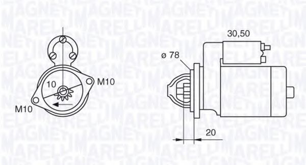 Imagine starter MAGNETI MARELLI 063522628010