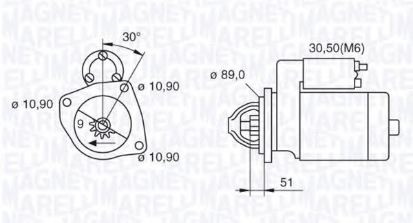 Imagine starter MAGNETI MARELLI 063523683090