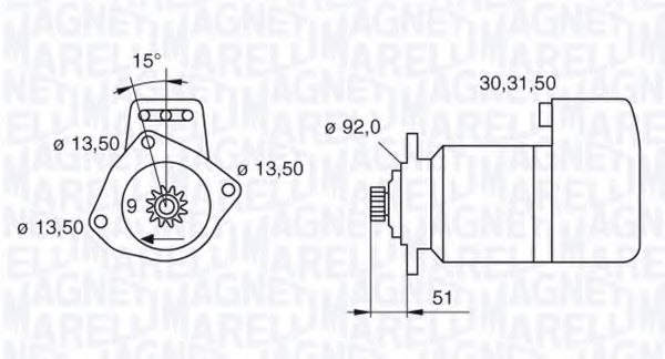 Imagine starter MAGNETI MARELLI 063524160780