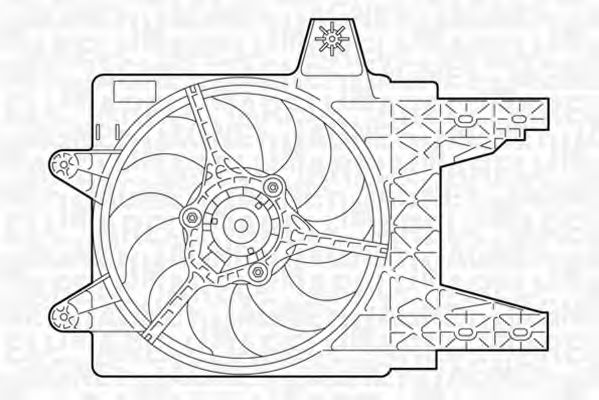 Imagine Ventilator, radiator MAGNETI MARELLI 069402281010