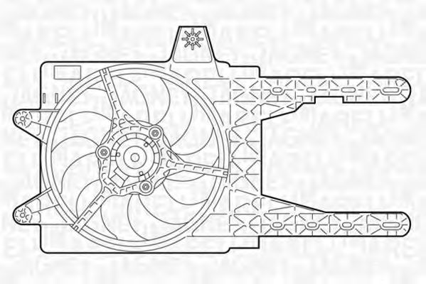 Imagine Ventilator, radiator MAGNETI MARELLI 069402312010