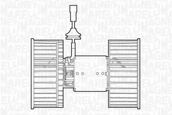Ventilator, habitaclu MAGNETI MARELLI 069412535010