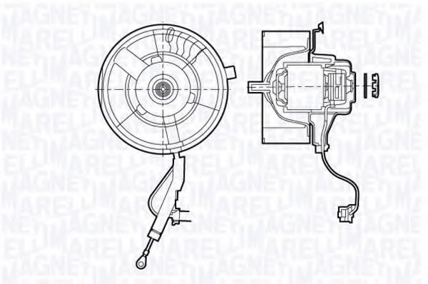 Imagine Ventilator, habitaclu MAGNETI MARELLI 069412672010