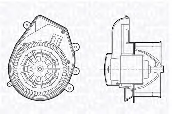 Imagine Ventilator, habitaclu MAGNETI MARELLI 069412690010