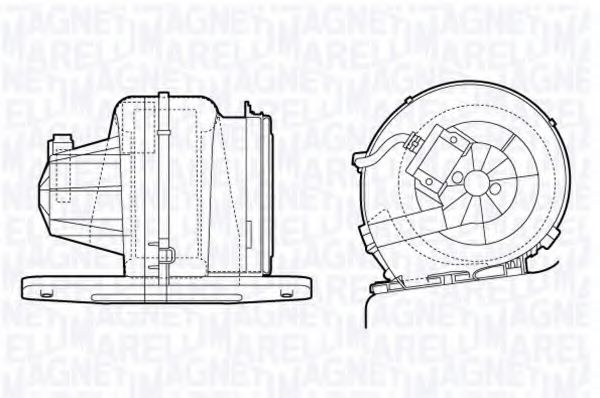 Imagine Ventilator, habitaclu MAGNETI MARELLI 069412709010