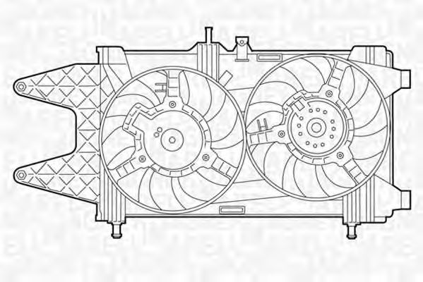 Imagine Ventilator, radiator MAGNETI MARELLI 069422013010