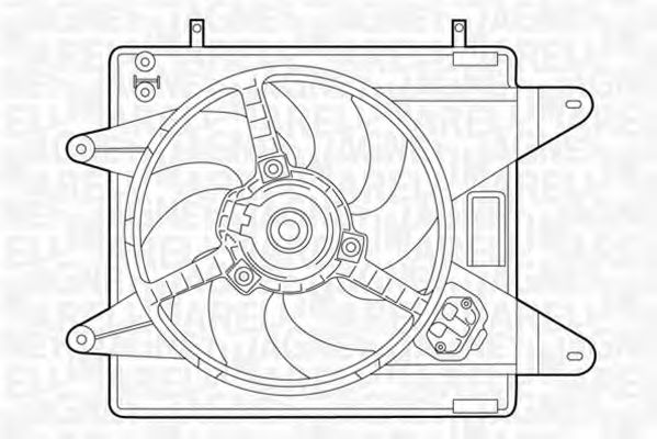 Imagine Ventilator, radiator MAGNETI MARELLI 069422015010