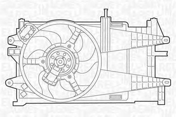 Imagine Ventilator, radiator MAGNETI MARELLI 069422022010