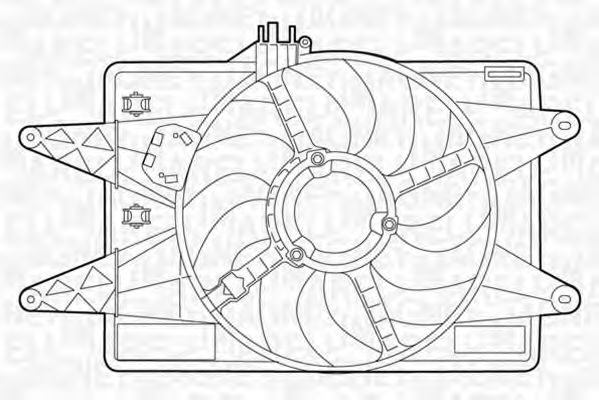 Imagine Ventilator, radiator MAGNETI MARELLI 069422026010