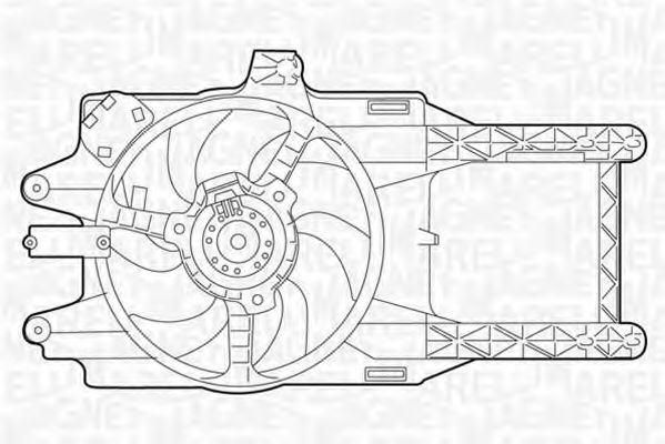 Imagine Ventilator, radiator MAGNETI MARELLI 069422028010