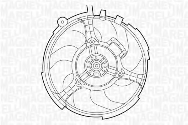 Imagine Ventilator, radiator MAGNETI MARELLI 069422030010