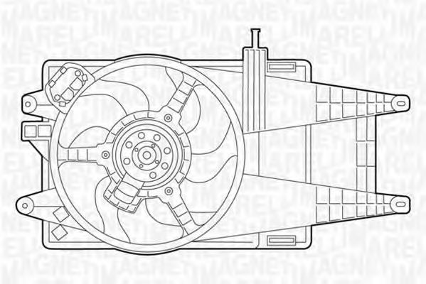 Imagine Ventilator, radiator MAGNETI MARELLI 069422045010