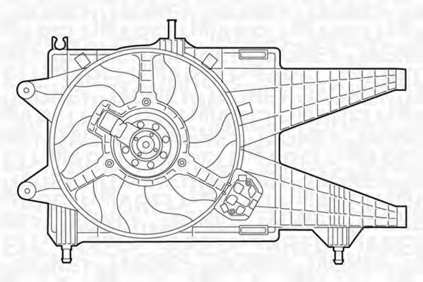 Imagine Ventilator, radiator MAGNETI MARELLI 069422047010