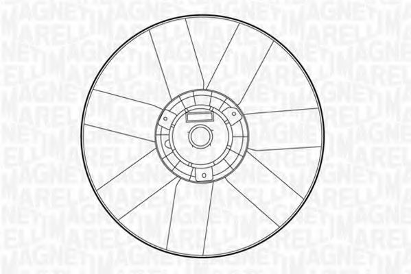 Imagine Ventilator, radiator MAGNETI MARELLI 069422259010