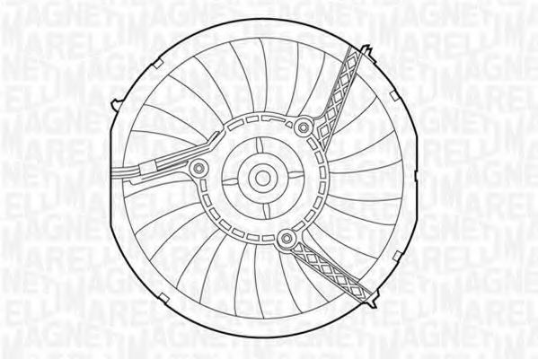 Imagine Ventilator, radiator MAGNETI MARELLI 069422265010