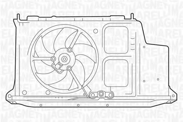 Imagine Ventilator, radiator MAGNETI MARELLI 069422282010