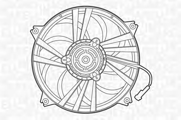 Imagine Ventilator, radiator MAGNETI MARELLI 069422288010