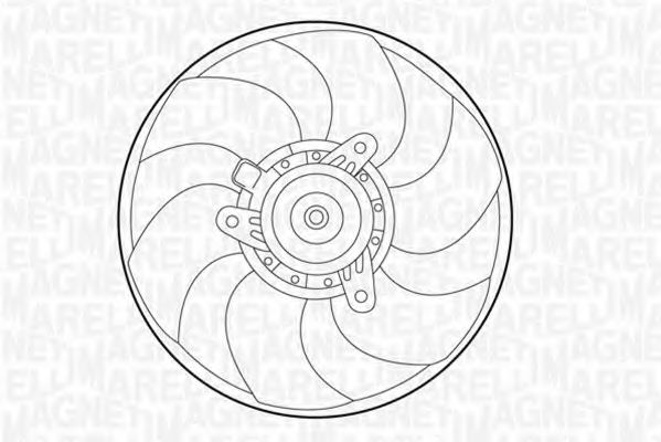 Imagine Ventilator, radiator MAGNETI MARELLI 069422372010