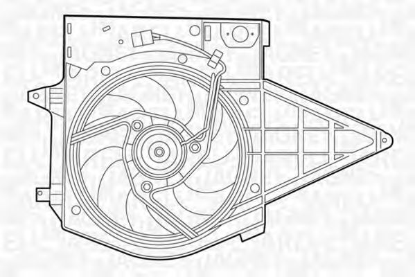 Imagine Ventilator, radiator MAGNETI MARELLI 069422392010