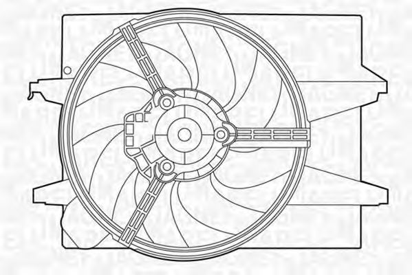 Imagine Ventilator, radiator MAGNETI MARELLI 069422395010