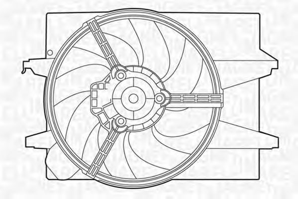 Imagine Ventilator, radiator MAGNETI MARELLI 069422400010