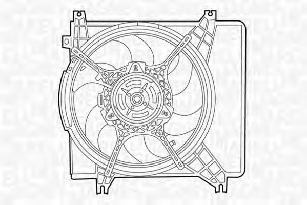 Imagine Ventilator, radiator MAGNETI MARELLI 069422406010