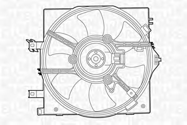 Imagine Ventilator, radiator MAGNETI MARELLI 069422420010