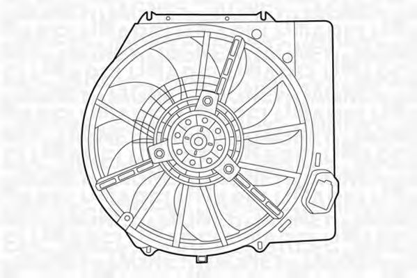 Imagine Ventilator, radiator MAGNETI MARELLI 069422437010