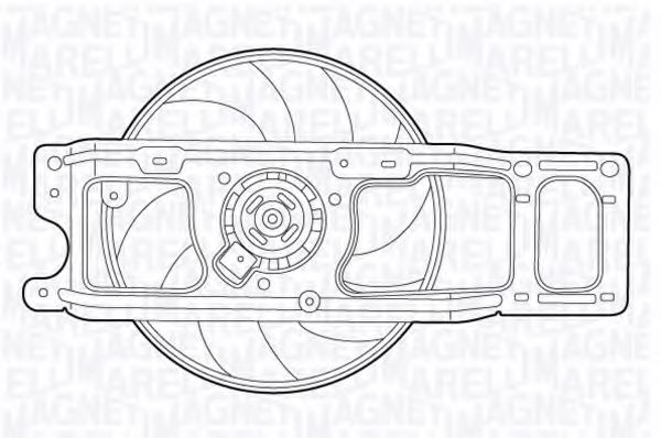 Imagine Ventilator, radiator MAGNETI MARELLI 069422538010