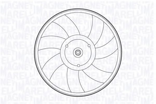 Imagine Ventilator, radiator MAGNETI MARELLI 069422592010