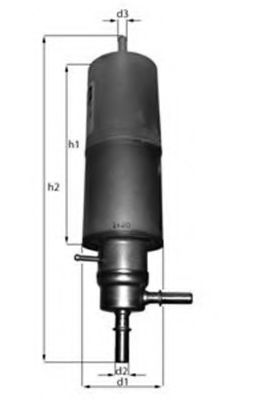 Imagine filtru combustibil MAGNETI MARELLI 154068243040