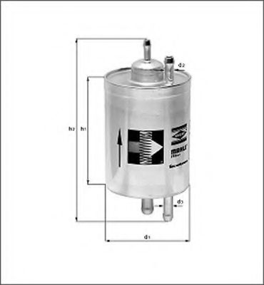 Imagine filtru combustibil MAGNETI MARELLI 154084563450