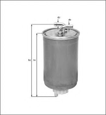 Imagine filtru combustibil MAGNETI MARELLI 154096116820