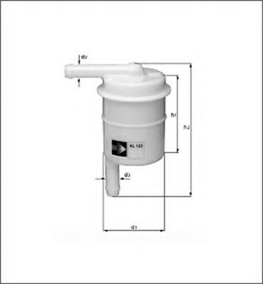 Imagine filtru combustibil MAGNETI MARELLI 154098902940