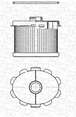 Imagine filtru combustibil MAGNETI MARELLI 213908503000