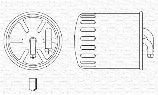 Imagine filtru combustibil MAGNETI MARELLI 213908540000