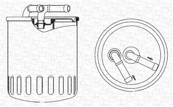 Imagine filtru combustibil MAGNETI MARELLI 213908541000