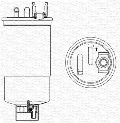 Imagine filtru combustibil MAGNETI MARELLI 213908547000