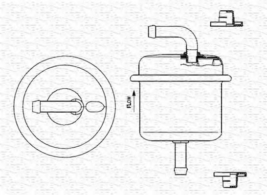 Imagine filtru combustibil MAGNETI MARELLI 213908729600