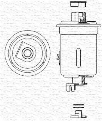 Imagine filtru combustibil MAGNETI MARELLI 213908908320