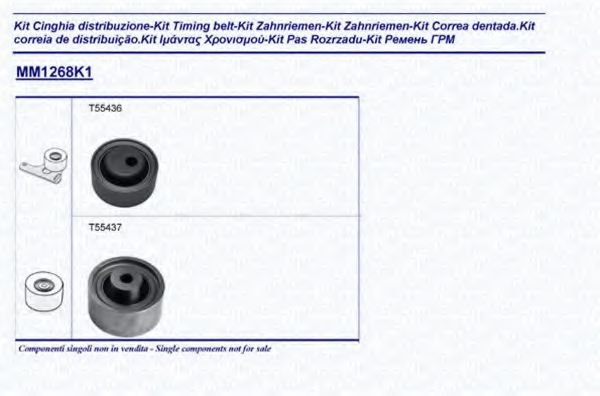 Imagine Set curea de distributie MAGNETI MARELLI 341312681201