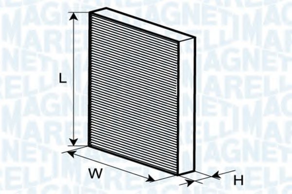 Imagine Filtru, aer habitaclu MAGNETI MARELLI 350203061090