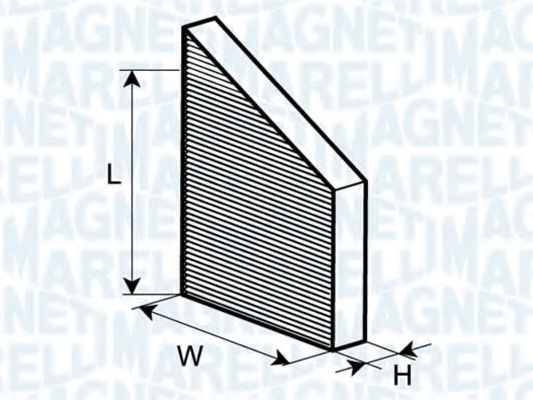 Imagine Filtru, aer habitaclu MAGNETI MARELLI 350203061570