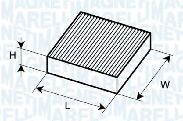 Imagine Filtru, aer habitaclu MAGNETI MARELLI 350203061930