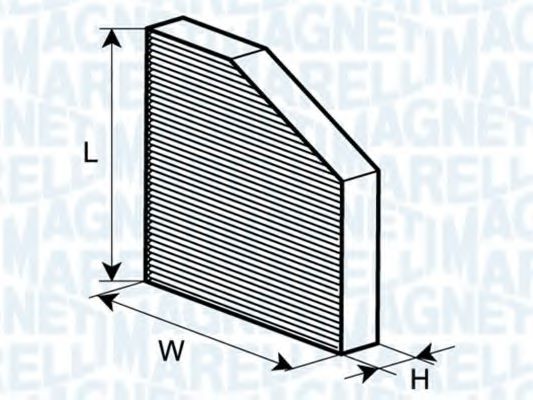 Imagine Filtru, aer habitaclu MAGNETI MARELLI 350203062200