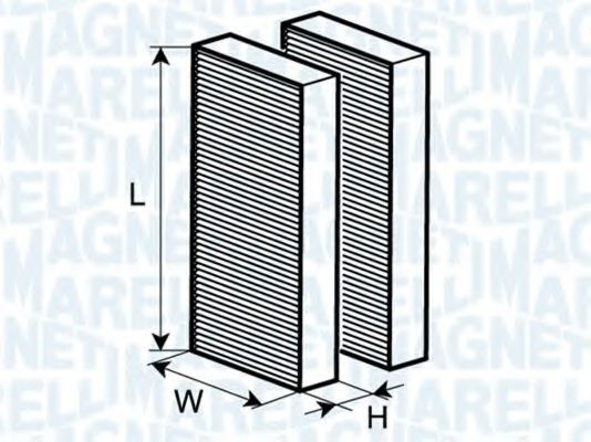 Imagine Filtru, aer habitaclu MAGNETI MARELLI 350203062670