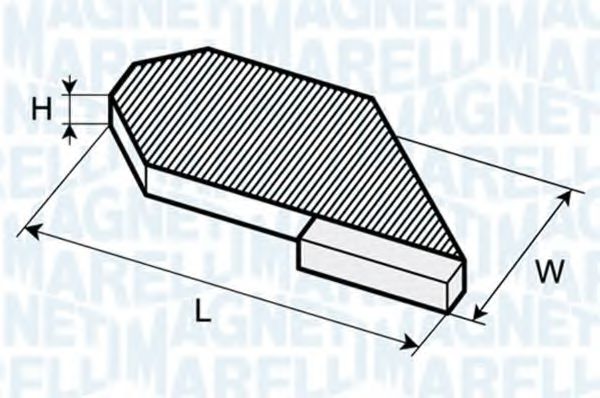 Imagine Filtru, aer habitaclu MAGNETI MARELLI 350203062680